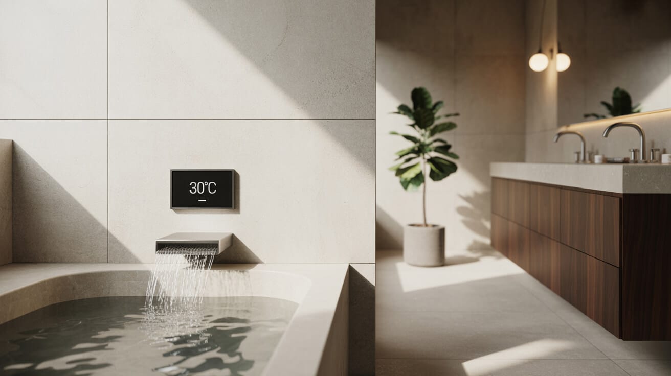 app controlled hot water system