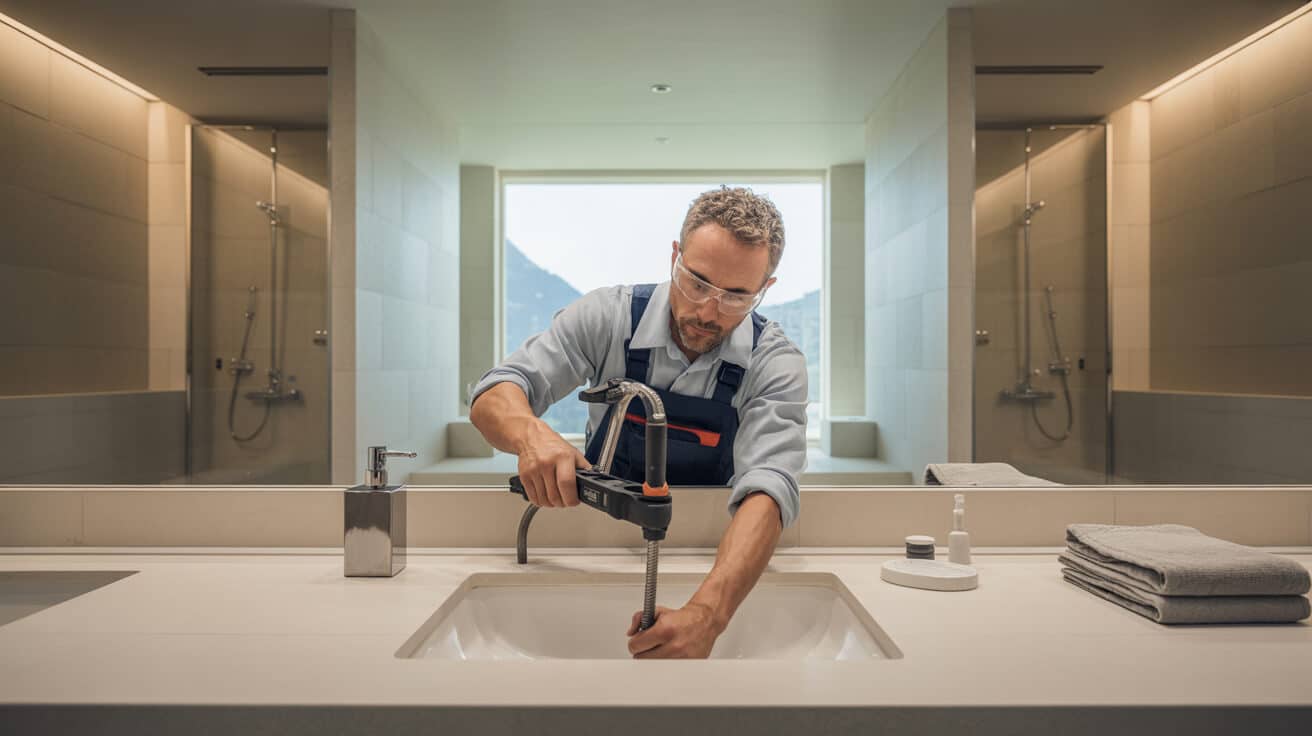 blocked sink clearance