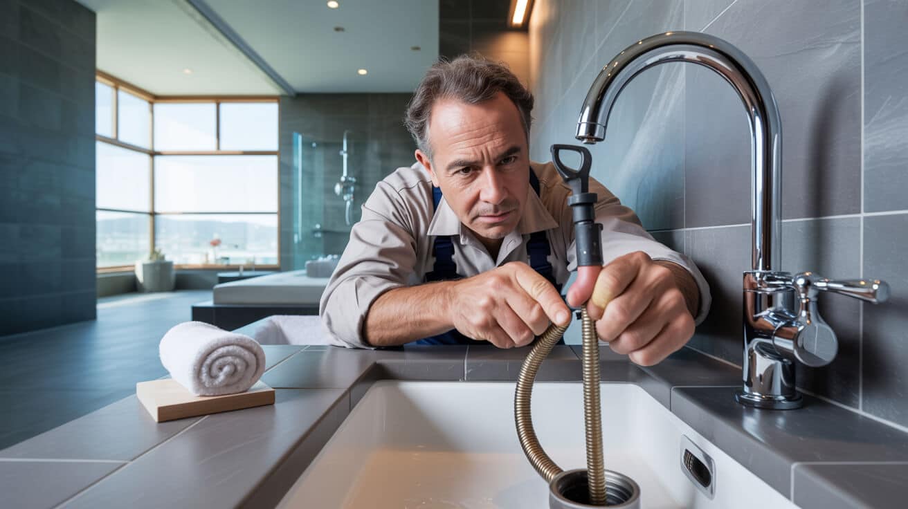 blocked sink clearance