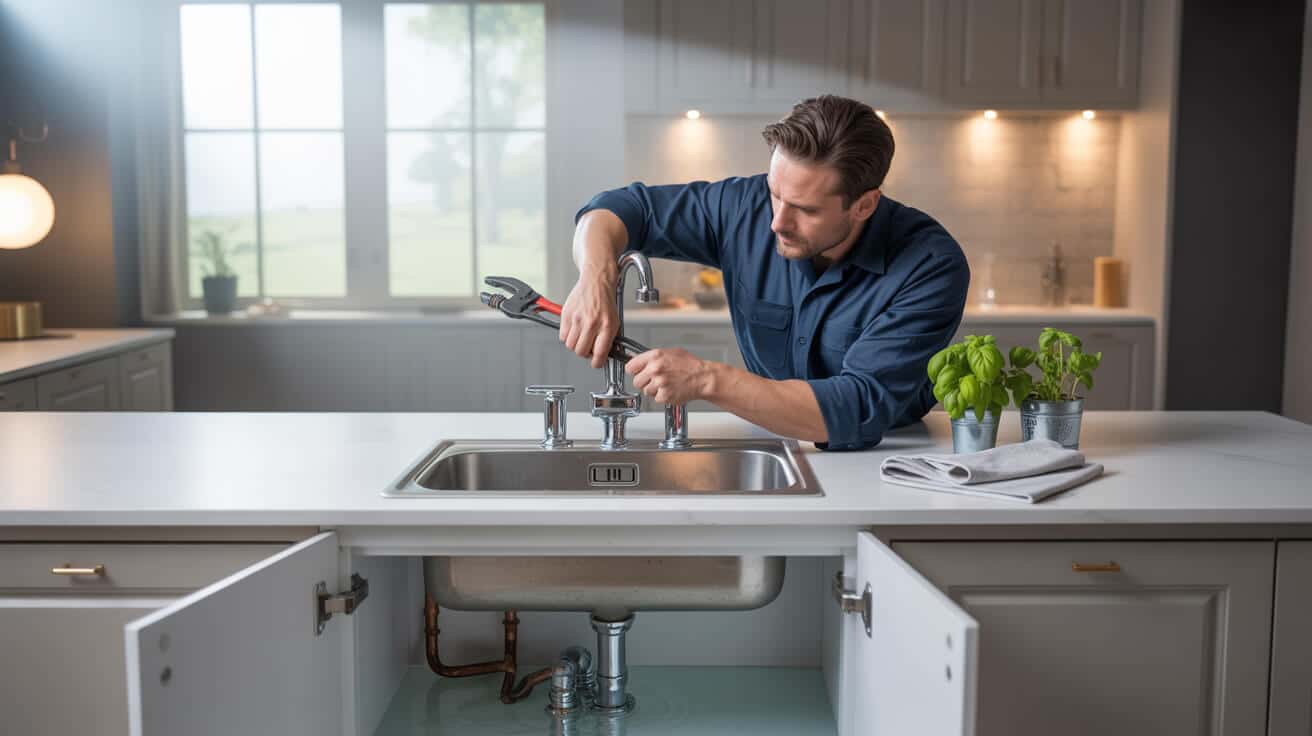 blocked sink repair