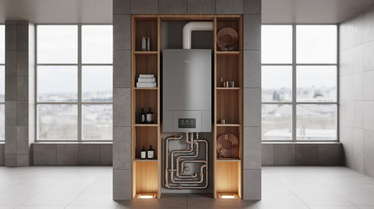 boiler underfloor heating connection