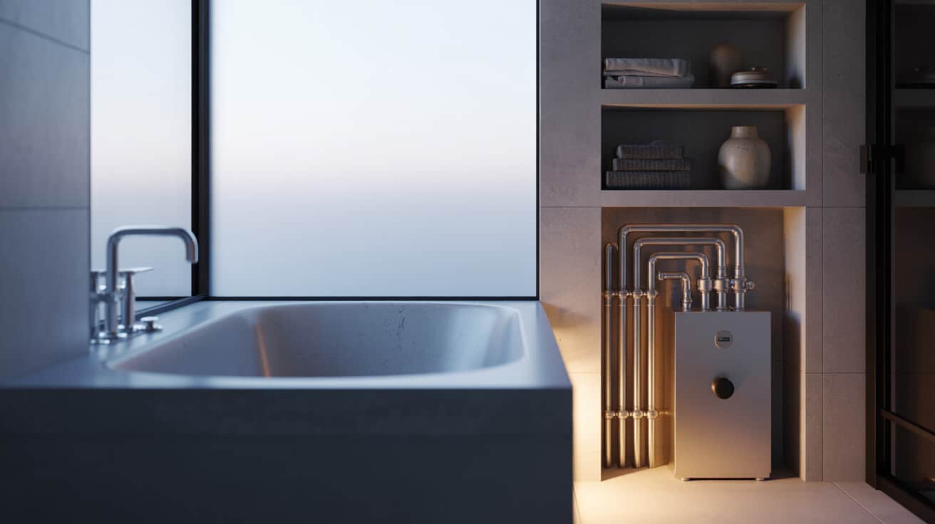 boiler underfloor heating connection