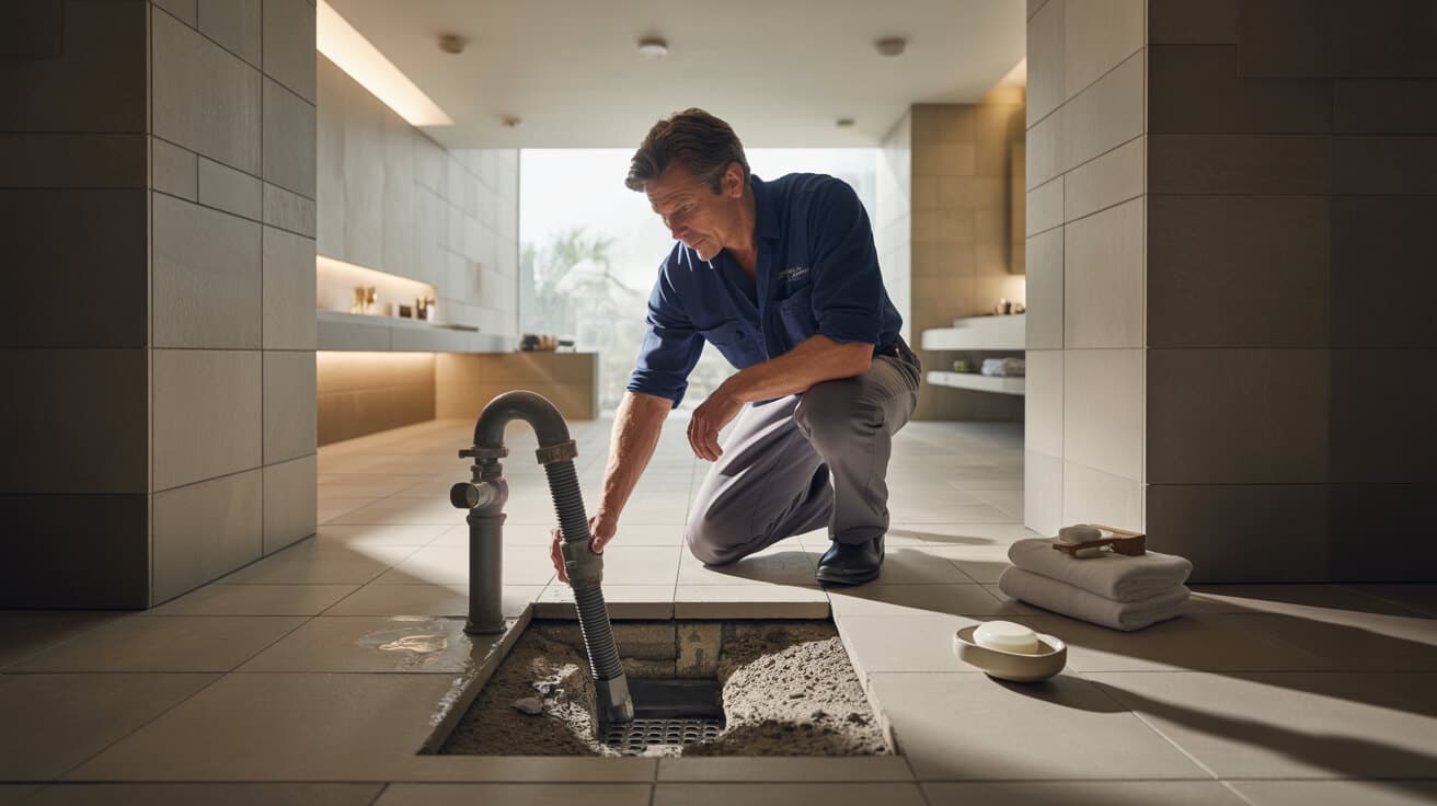 collapsed drain repair