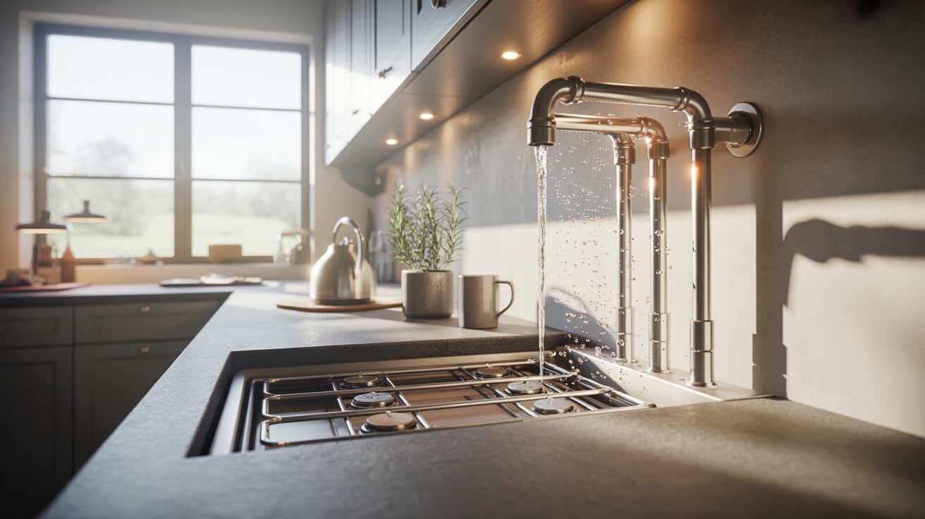 combi boiler hot water system