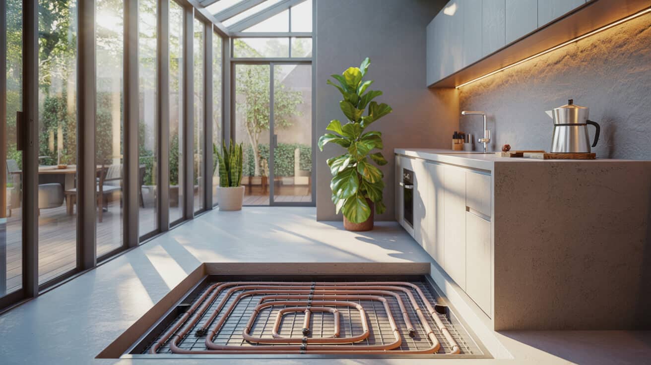 conservatory underfloor heating