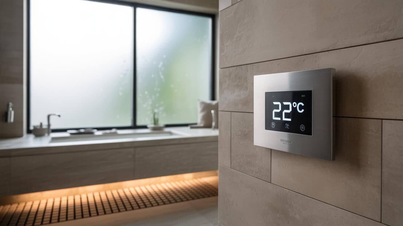 digital thermostat heating