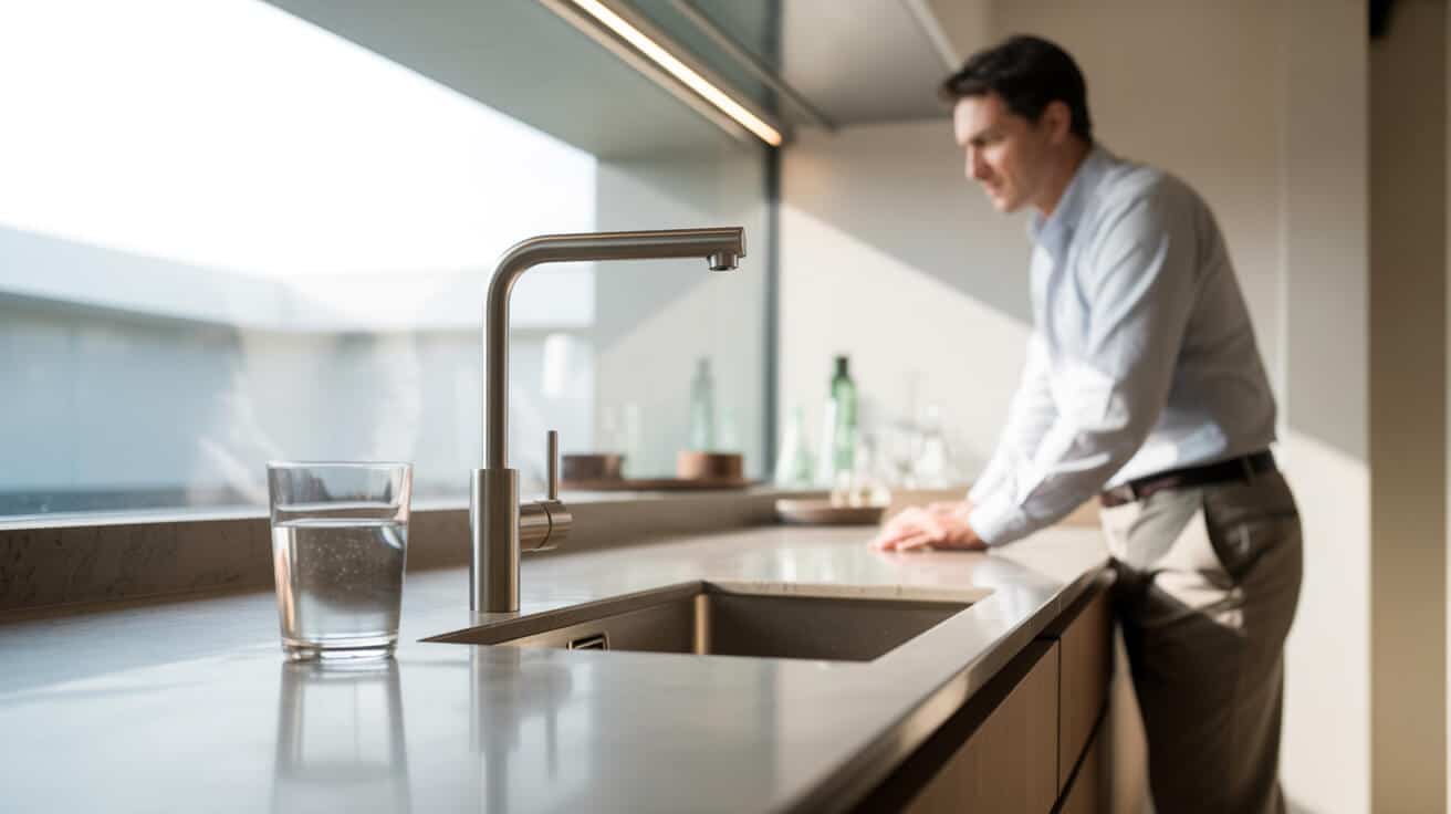 discoloured hot water fix