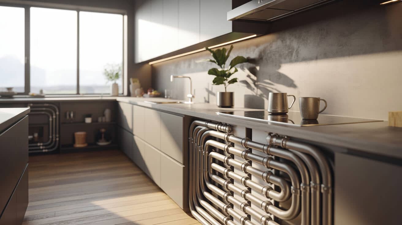 district heating system installation