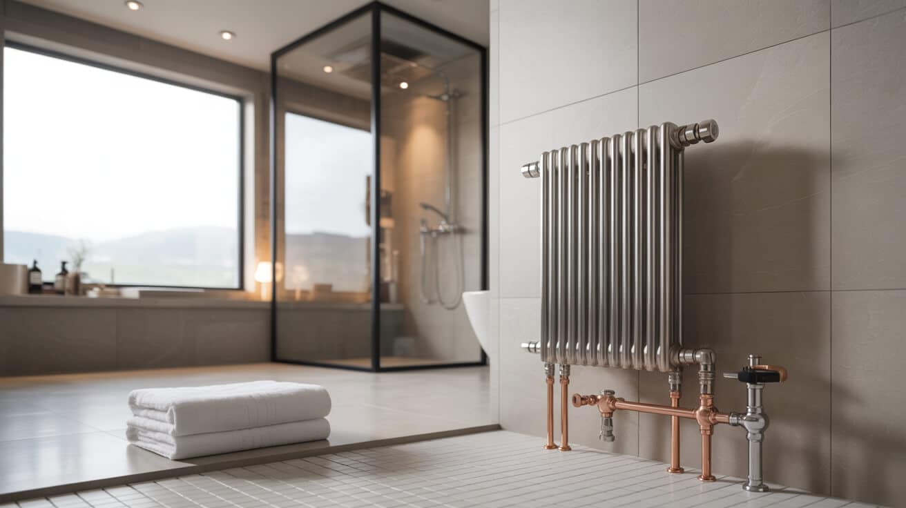 double panel radiator installation