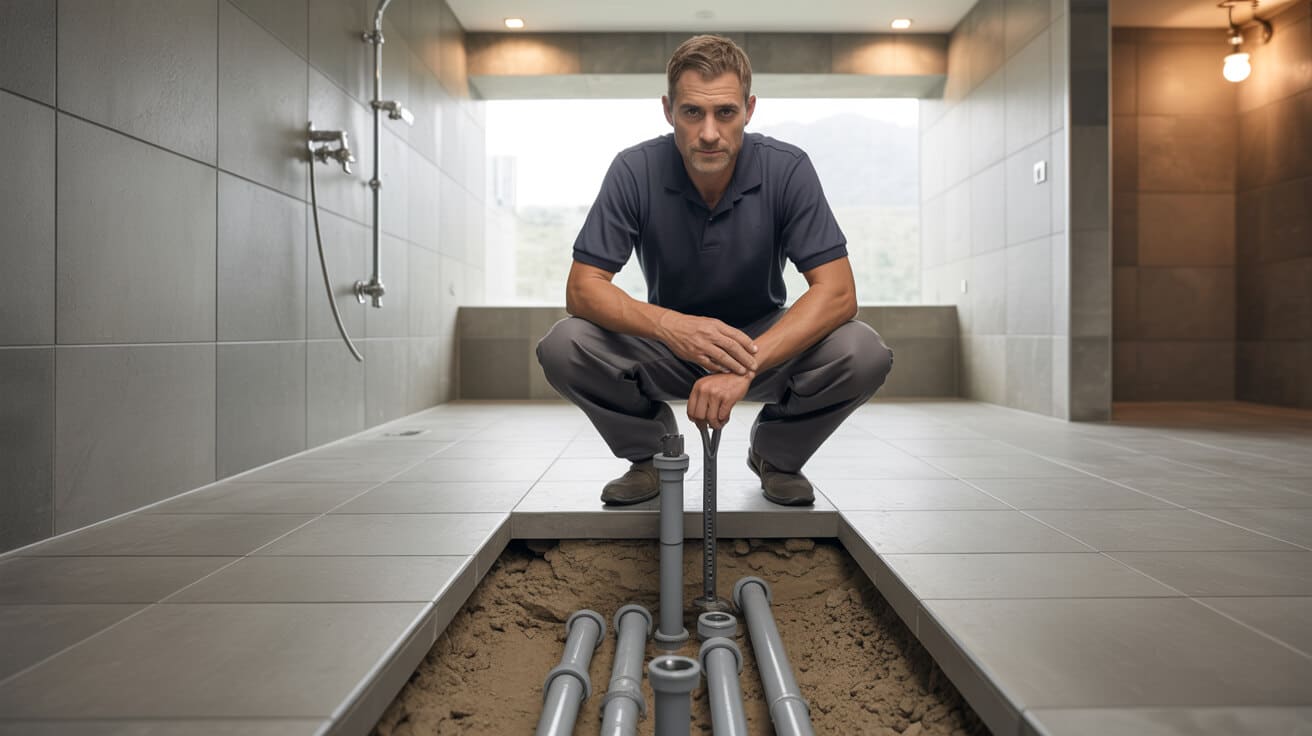 drain pipe excavation replacement