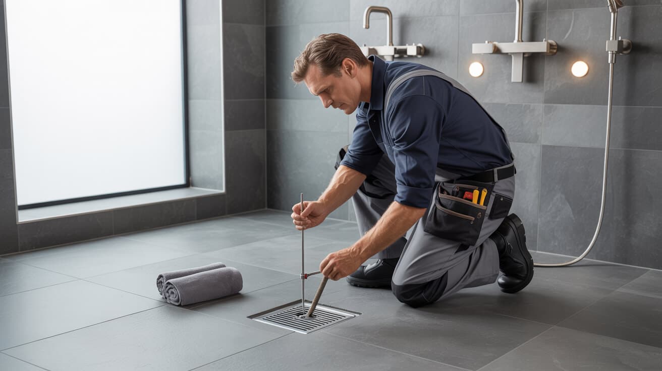 drain rod clearing