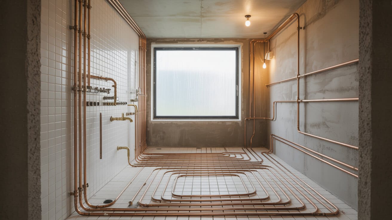 first fix plumbing