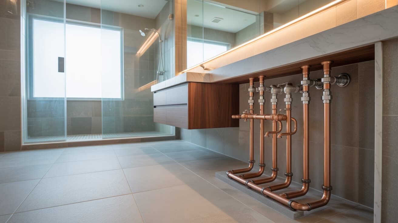heating pipework upgrades