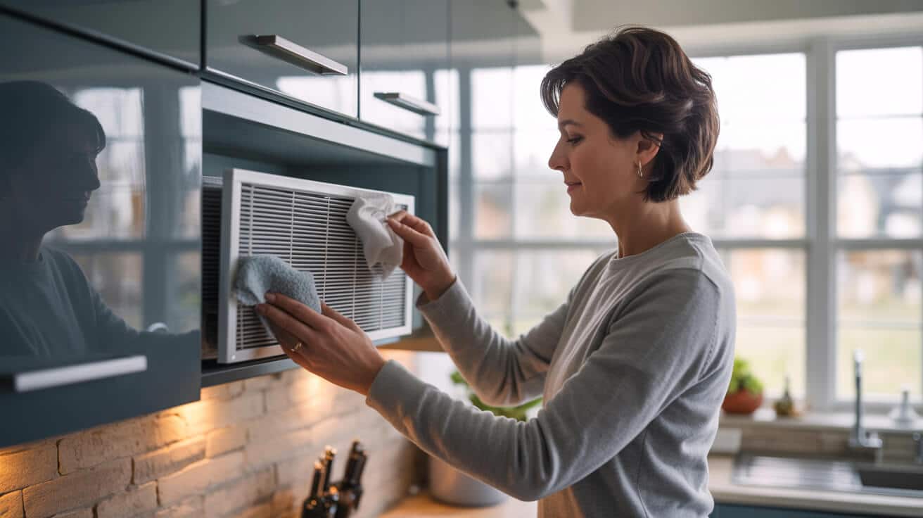 heating system filter cleaning