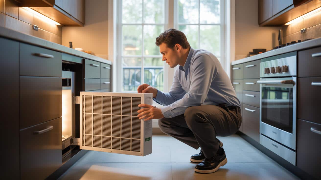 heating system filter cleaning