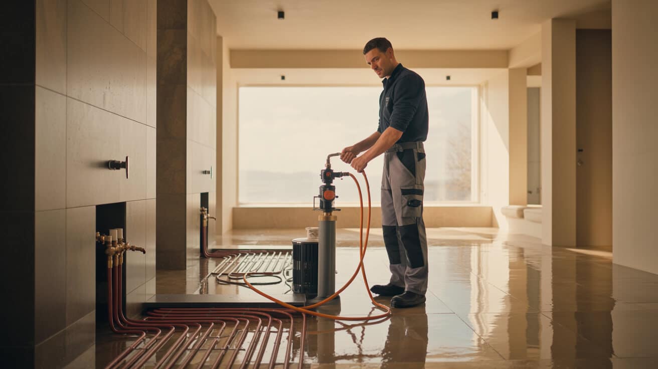 heating system power flush