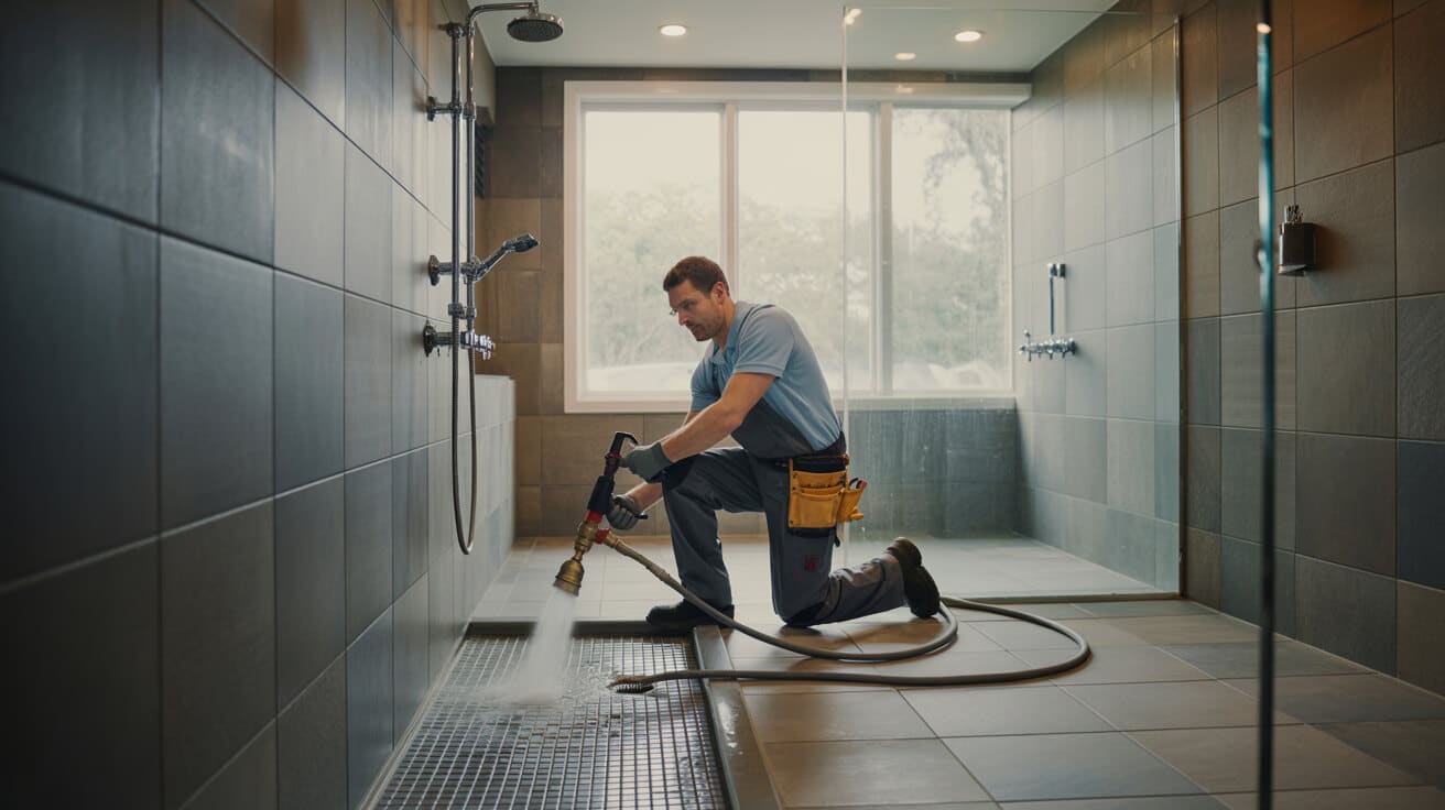 high-pressure water jetting