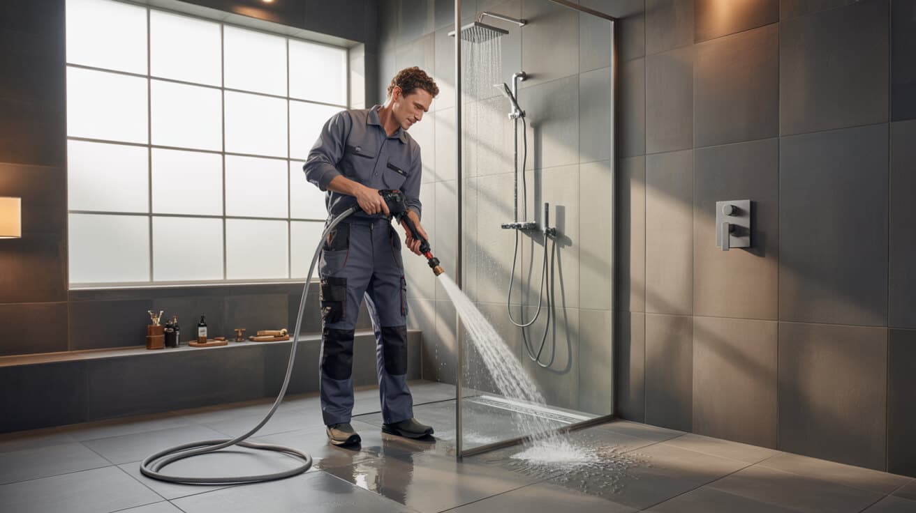 high-pressure water jetting