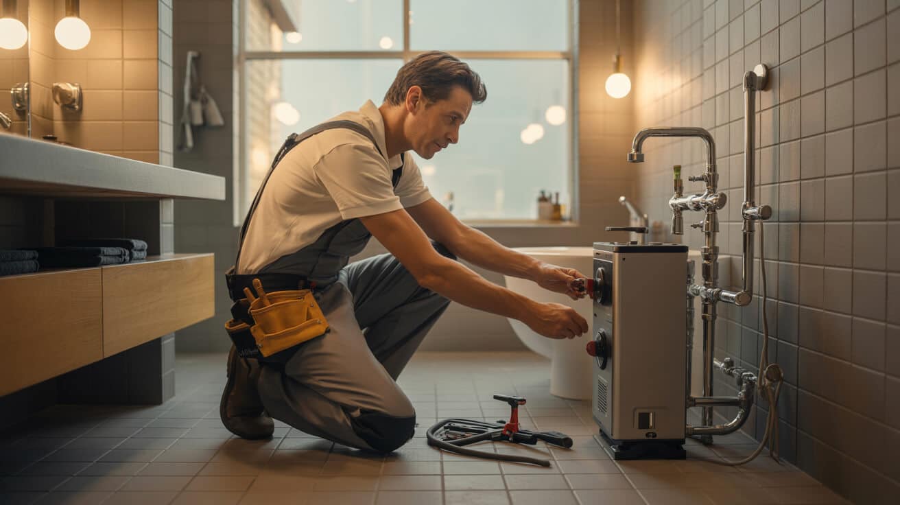 hot water system annual servicing