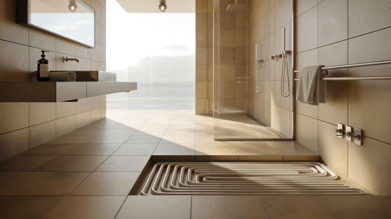 hydronic underfloor heating