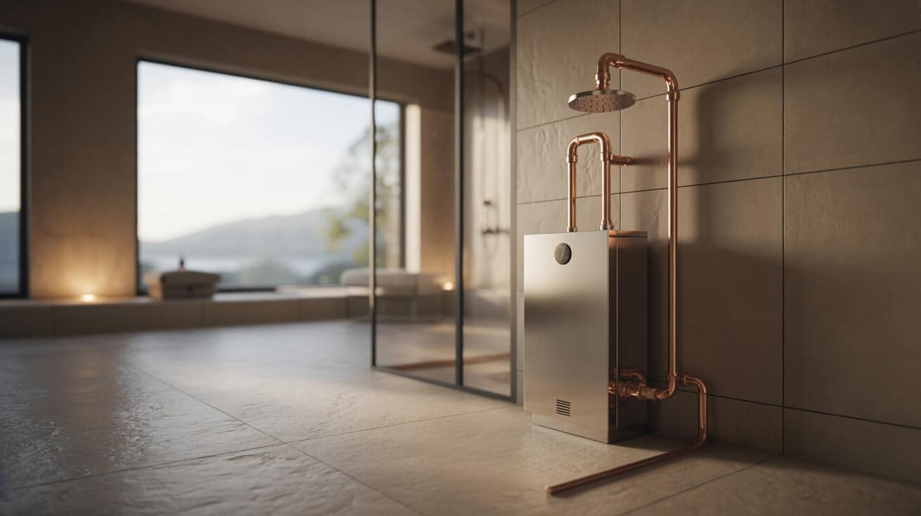 immersion heater installation