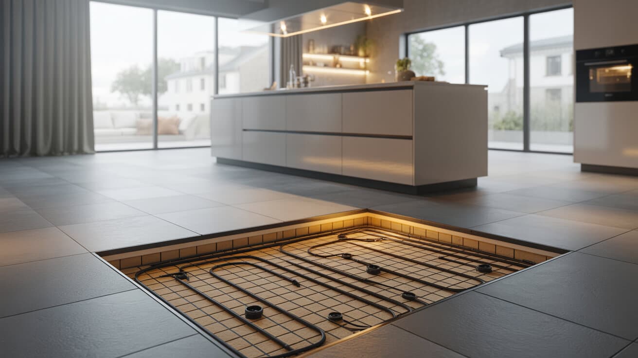 joist underfloor heating retrofit