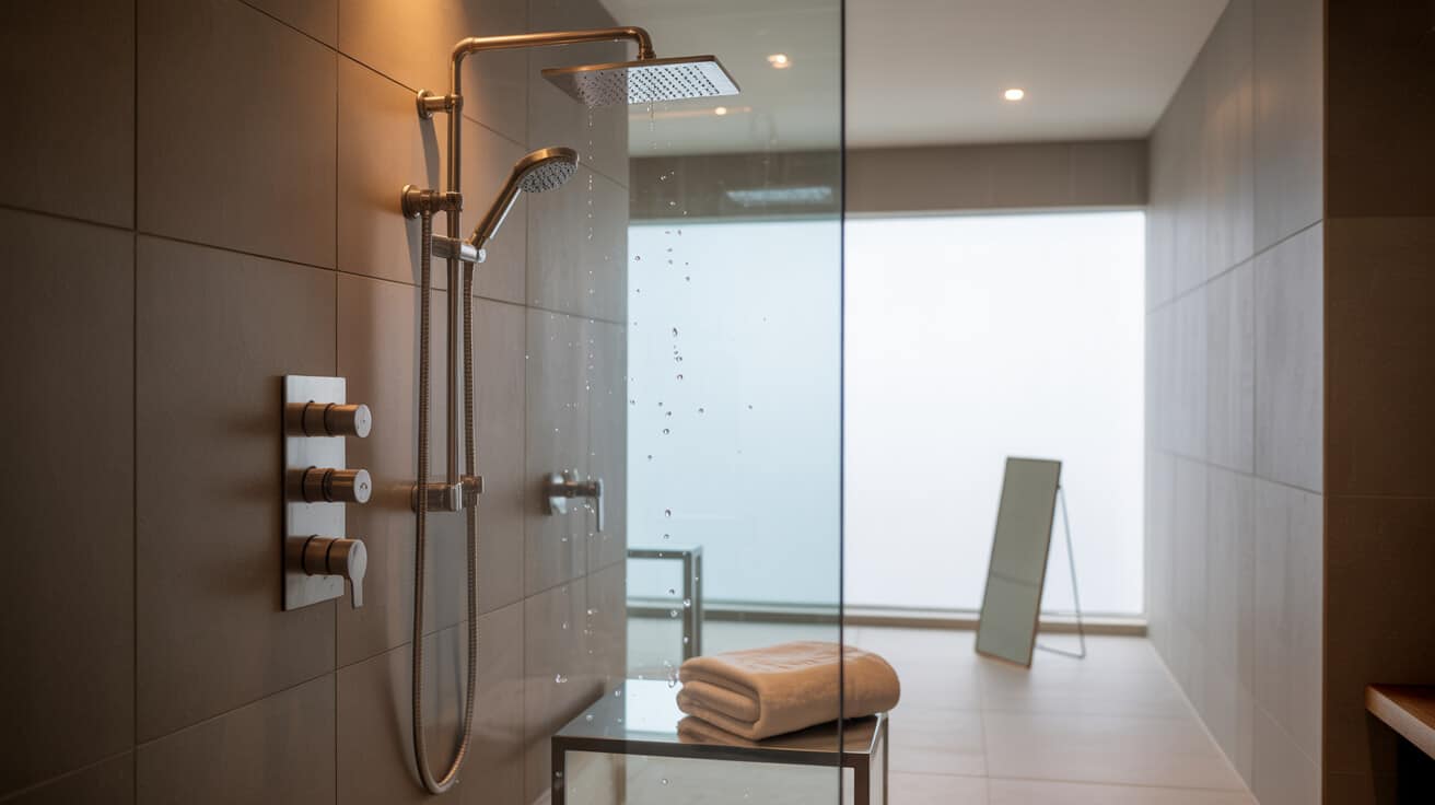 mixer shower installation