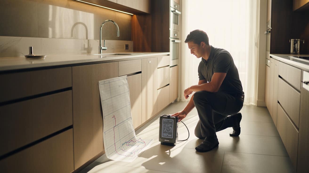 moisture mapping leak detection