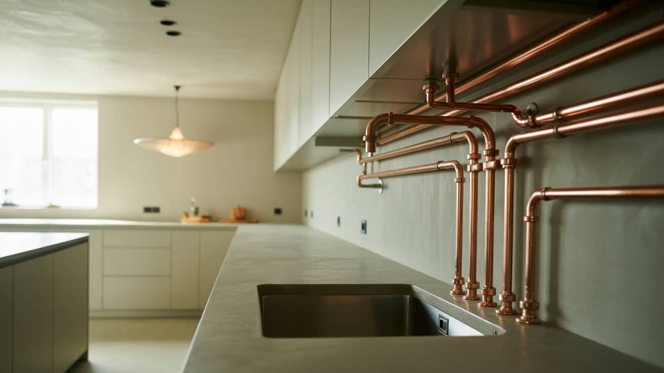 primary flow and return plumbing