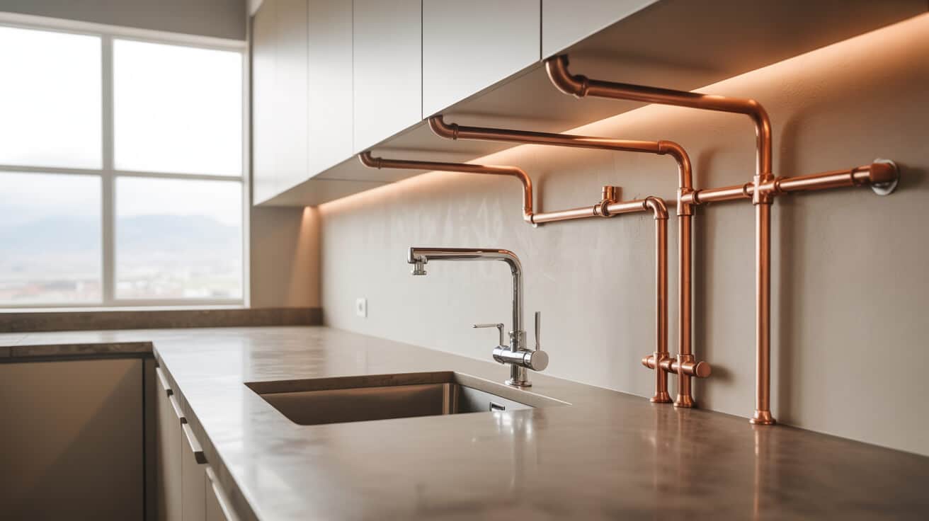 primary flow and return plumbing