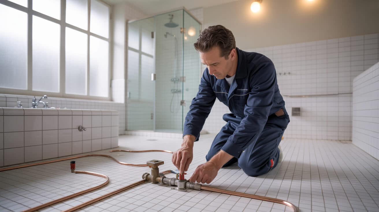 qualified engineer plumbing installation