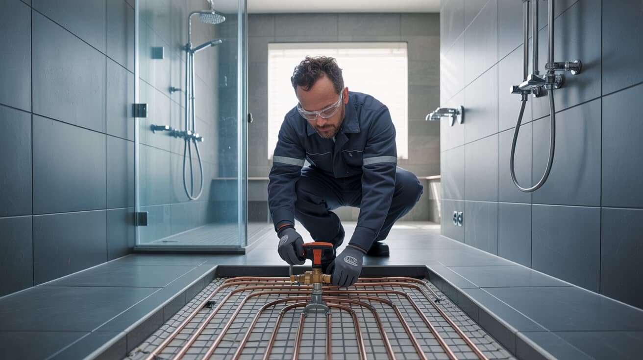 qualified engineer plumbing installation