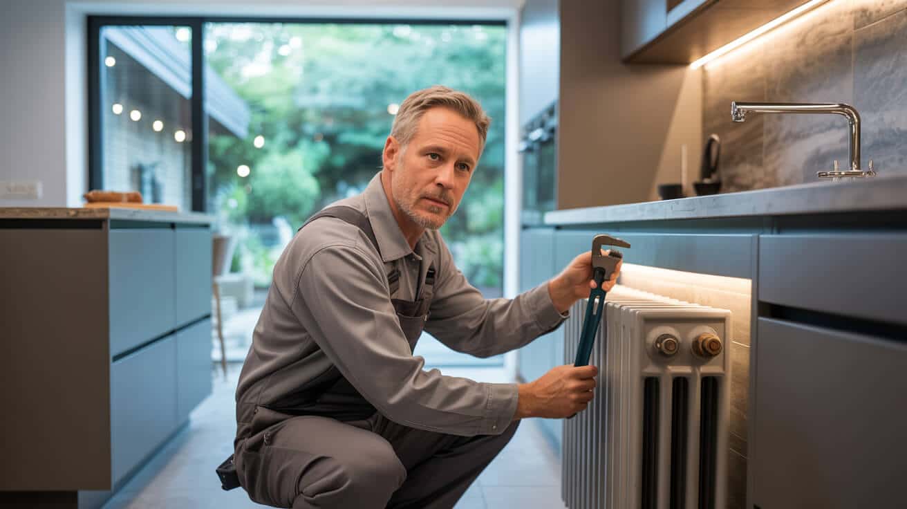 radiator not heating fix