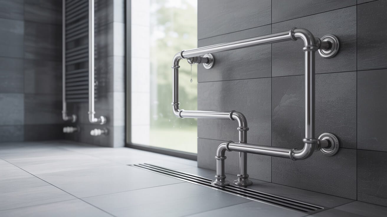 radiator piping layout