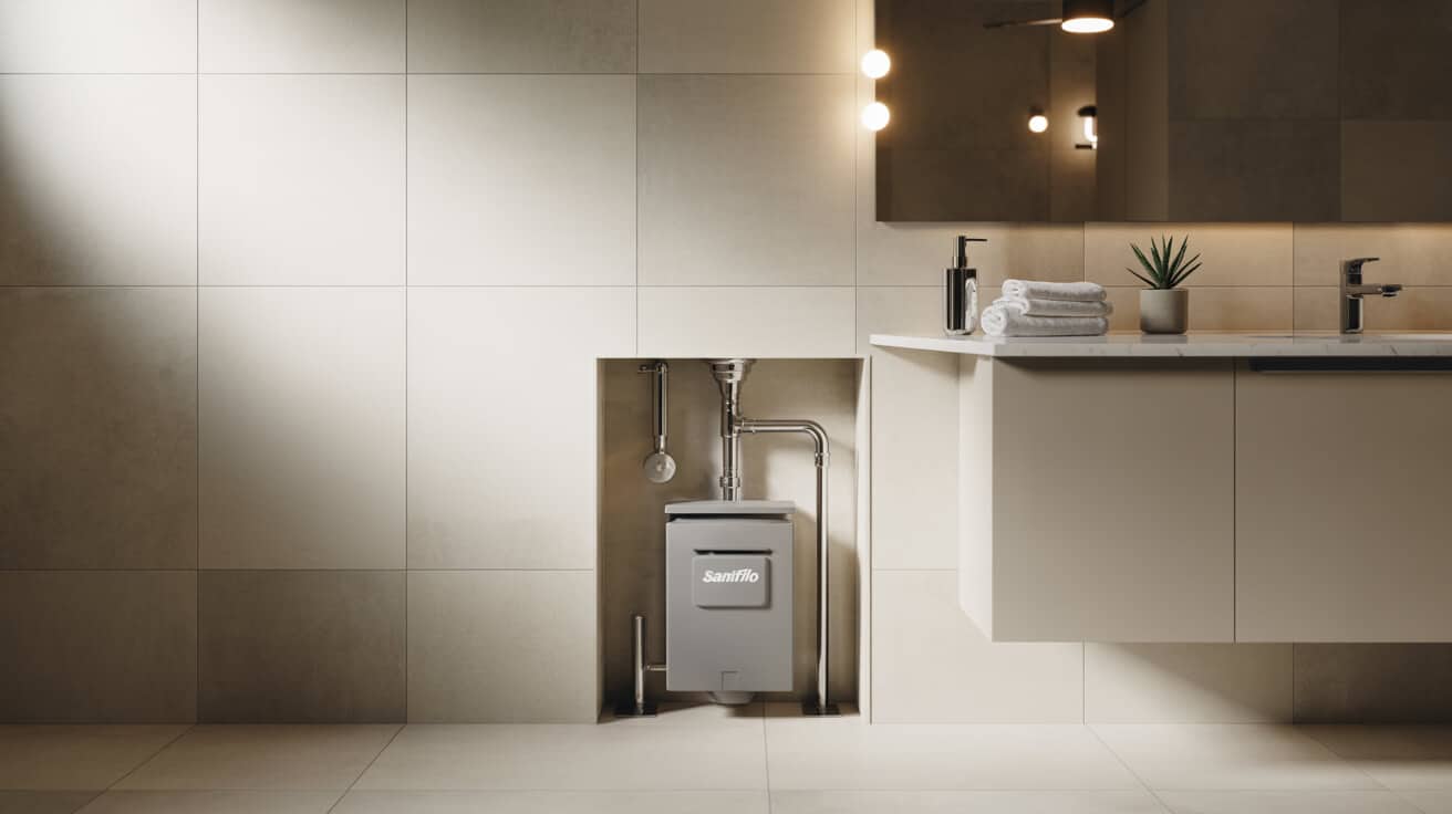 Saniflo pump installation