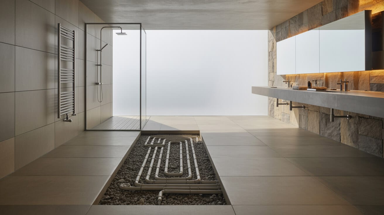 screeded underfloor heating