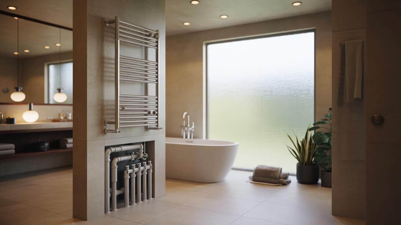 secondary return hot water system
