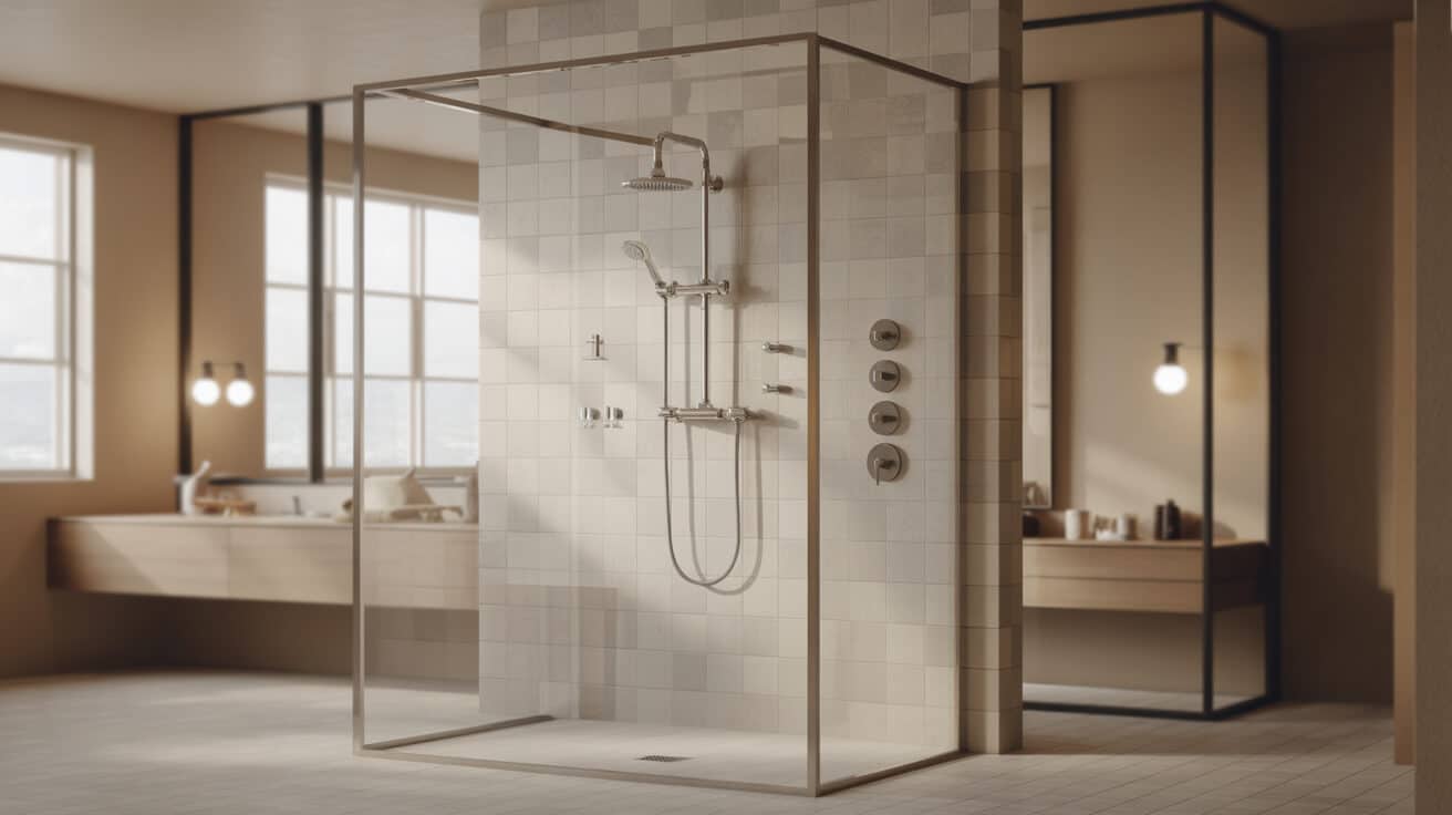 shower plumbing components
