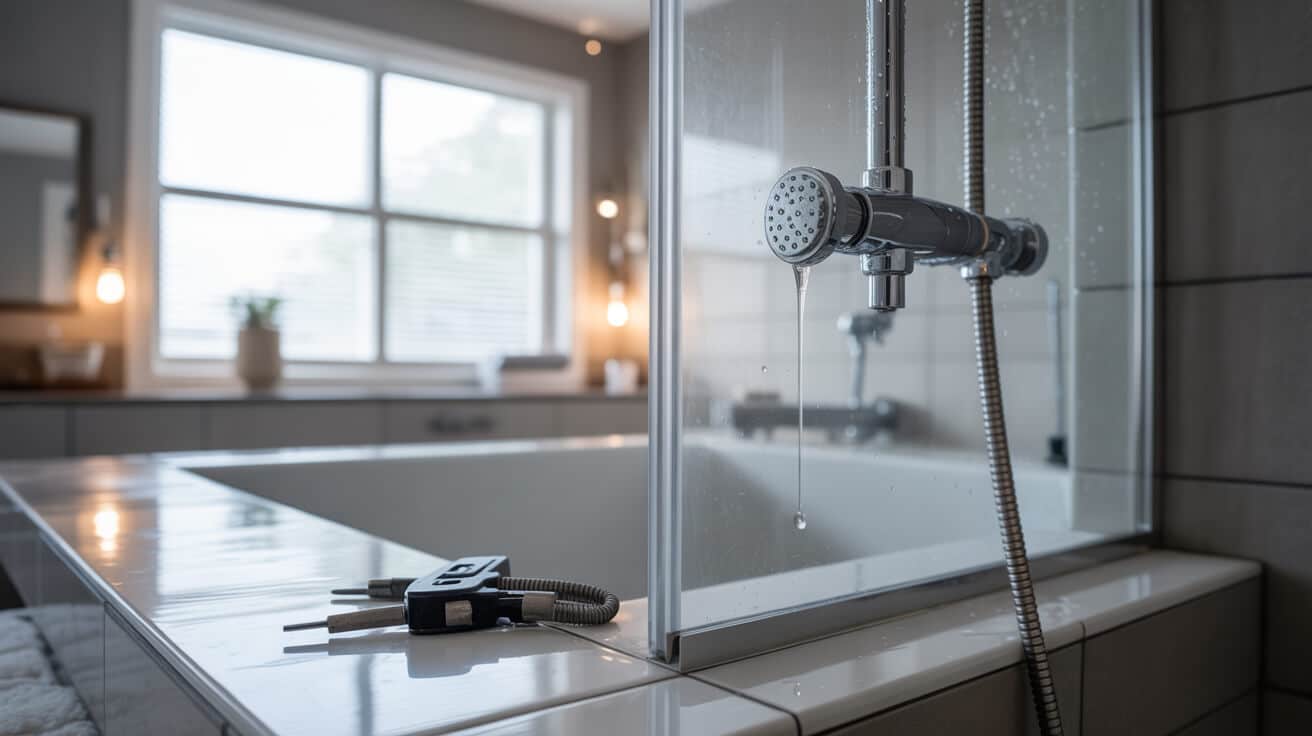 shower running cold fix