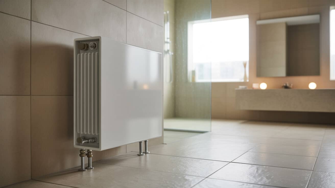 single panel radiator installation