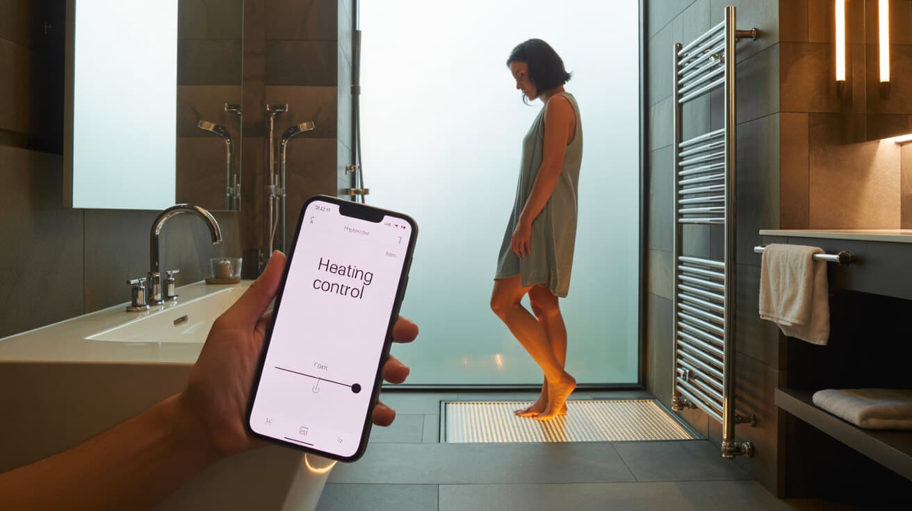 smartphone controlled heating