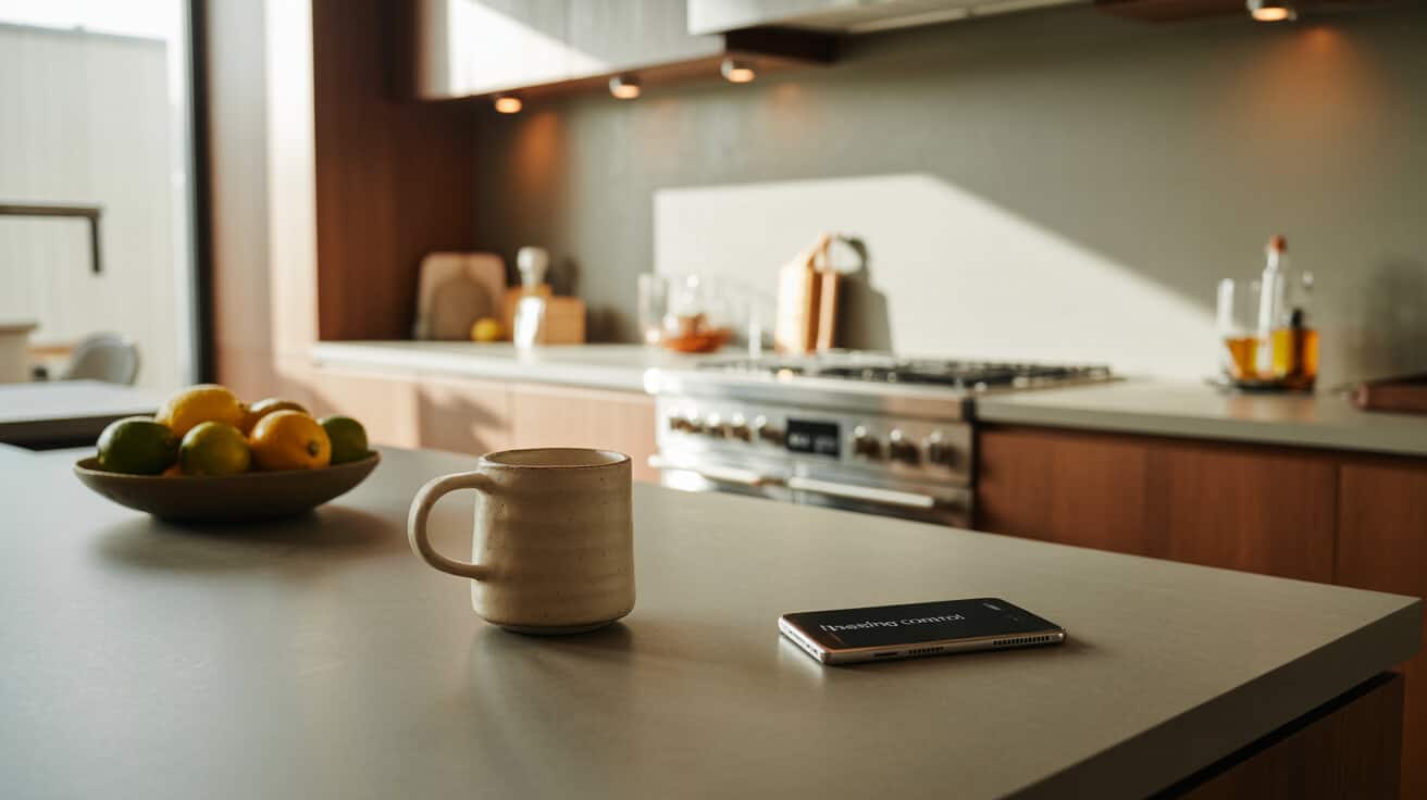 smartphone controlled underfloor heating