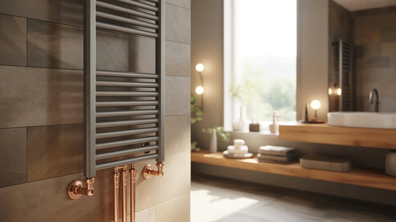 towel radiator installation