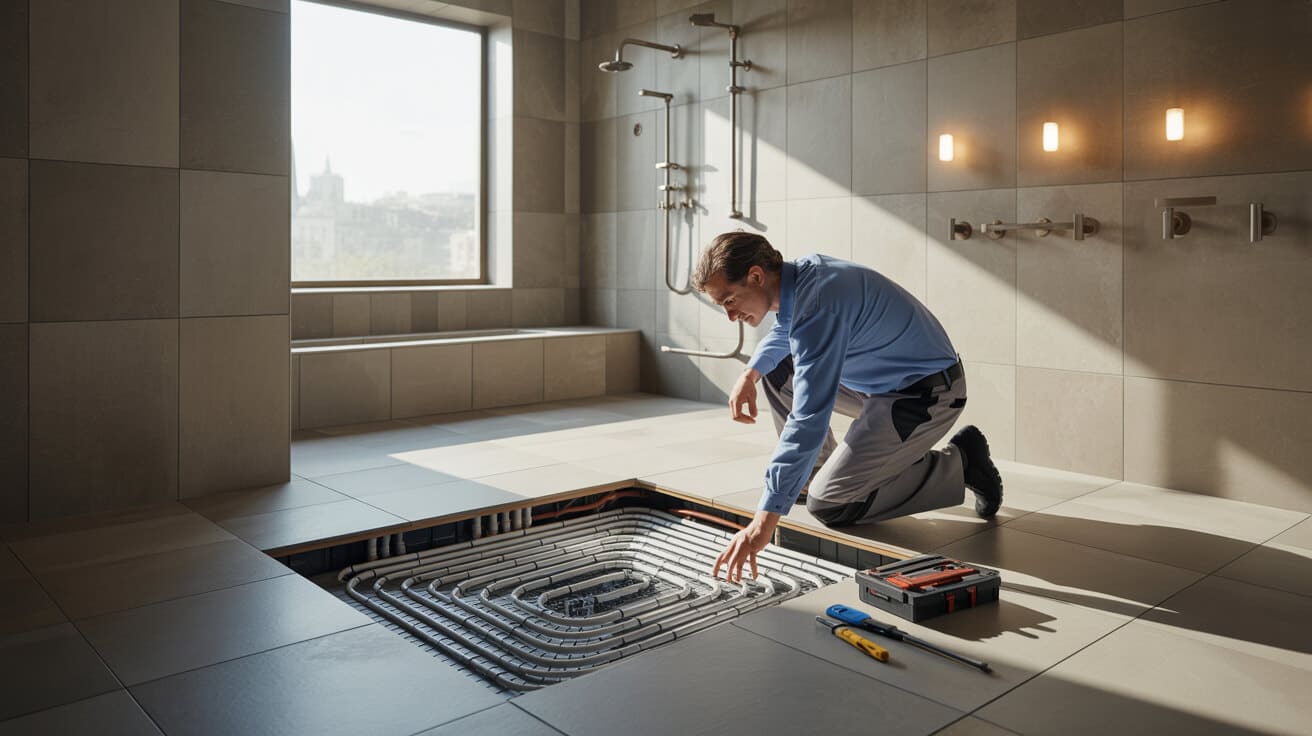 underfloor heating actuator repair