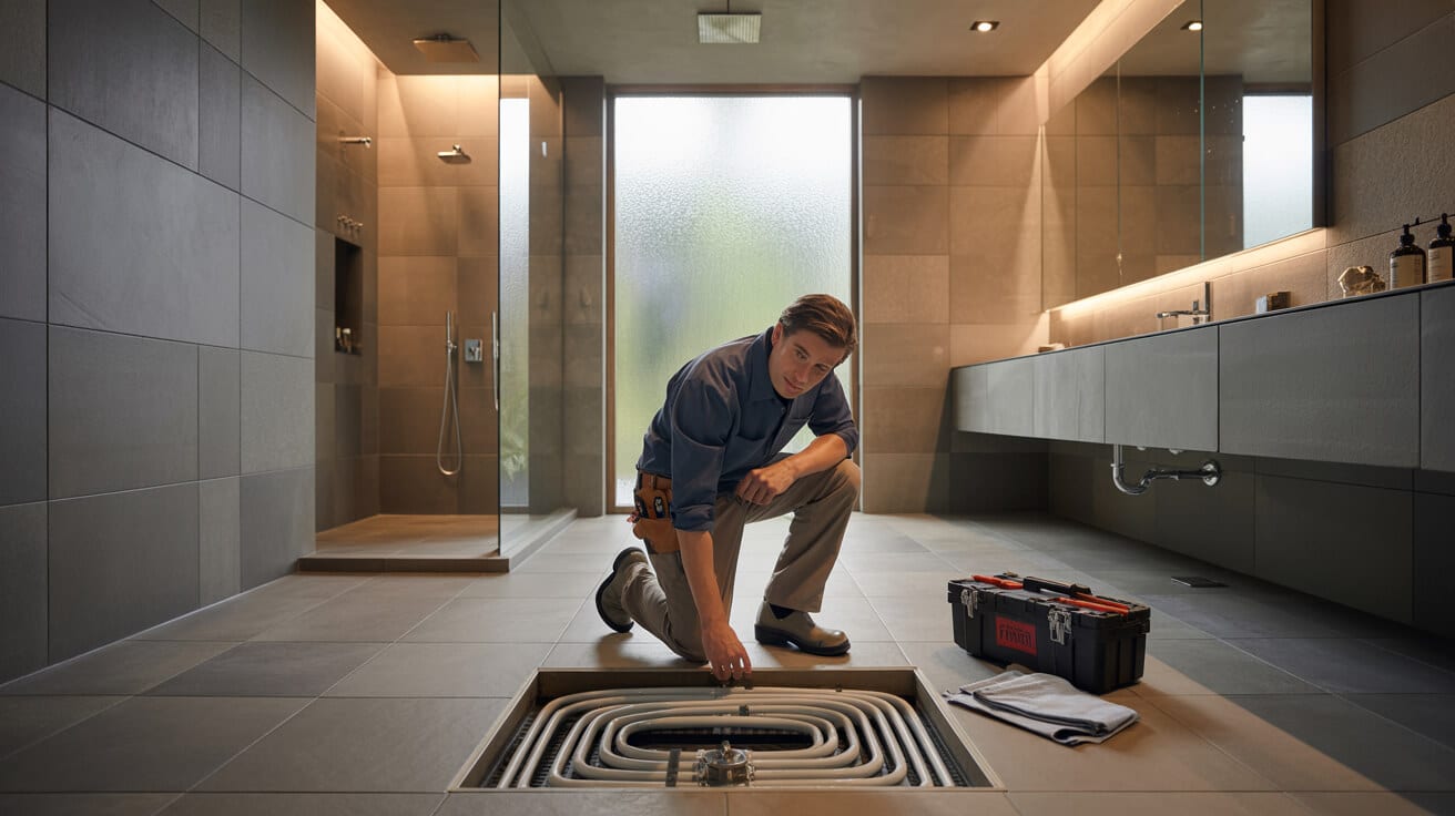 underfloor heating airlock fix