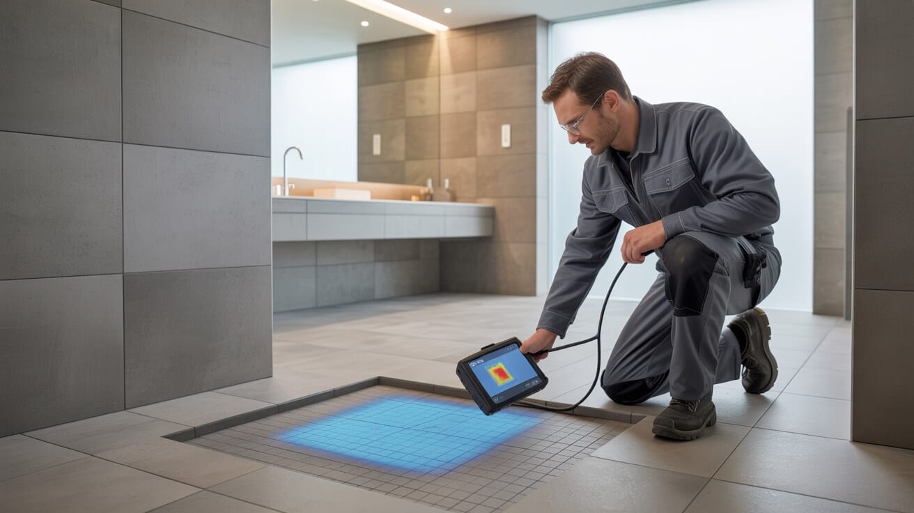 underfloor heating cold zone diagnosis