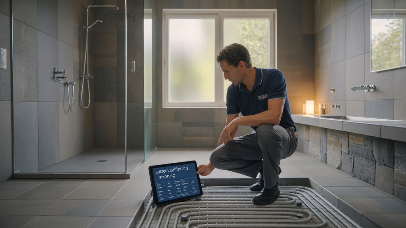 underfloor heating commissioning
