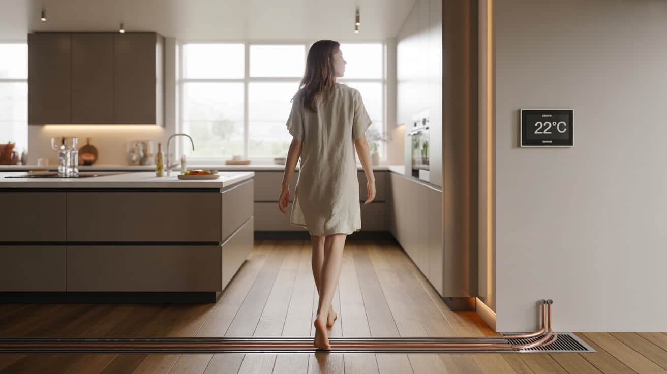 underfloor heating low running costs