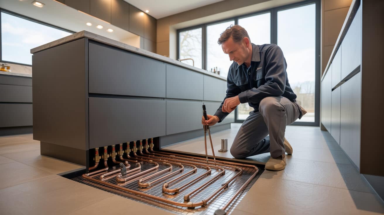 underfloor heating manifold servicing