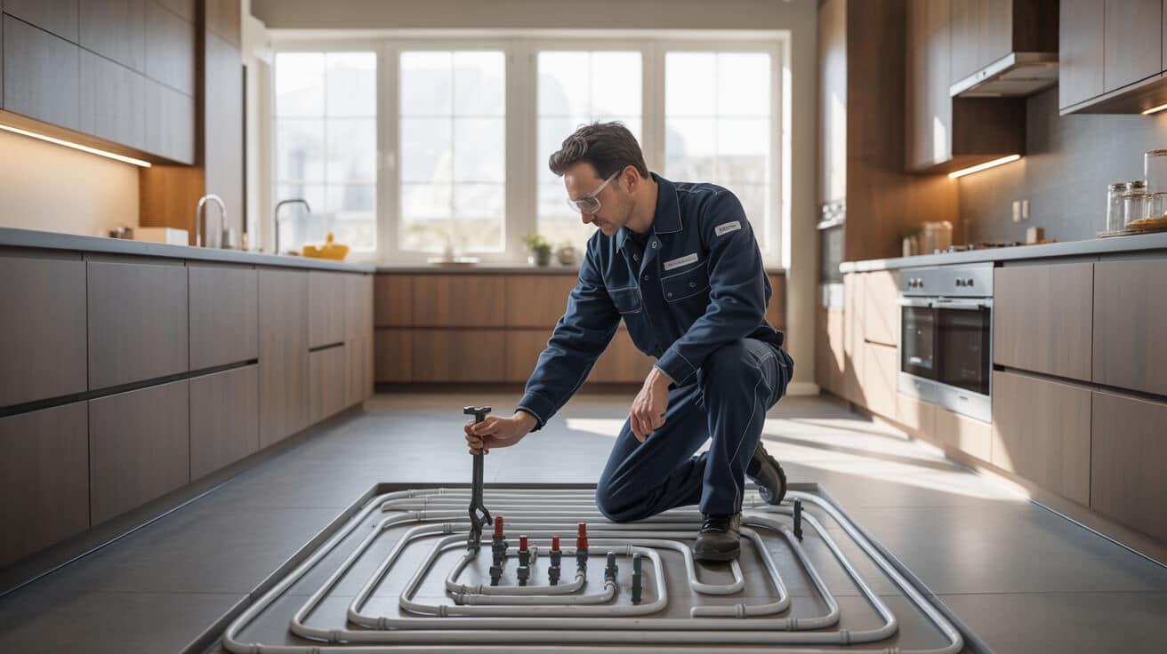 underfloor heating manifold servicing